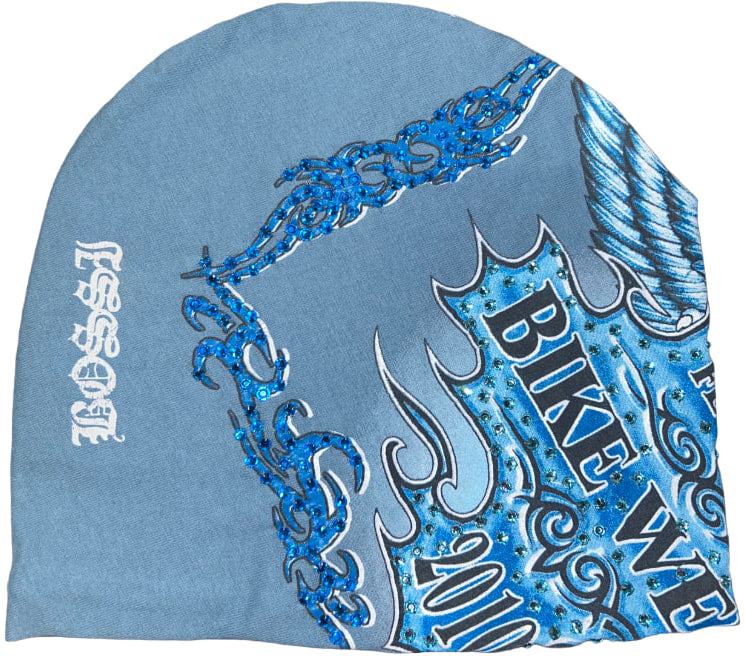 Bossi 'Blue Eagle' Vintage Rhinestone Beanie