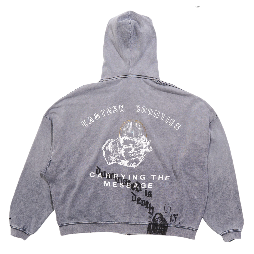 Paly 'Carrying The Message' Zip-Up Hoodie