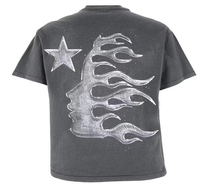 Hellstar 'Chrome Logo' Black Tee