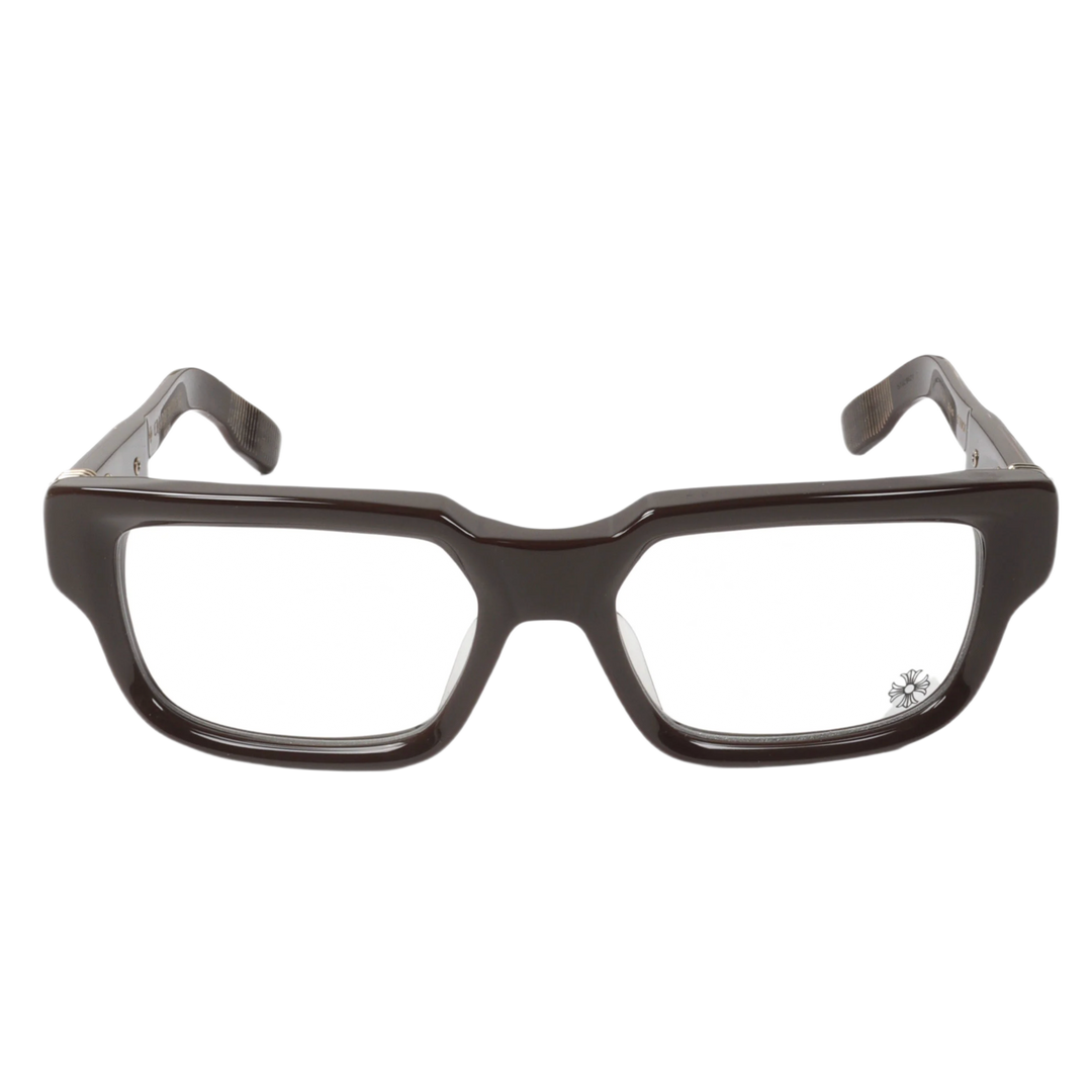 Chrome Hearts '2 Thick' Classic Brown Glasses