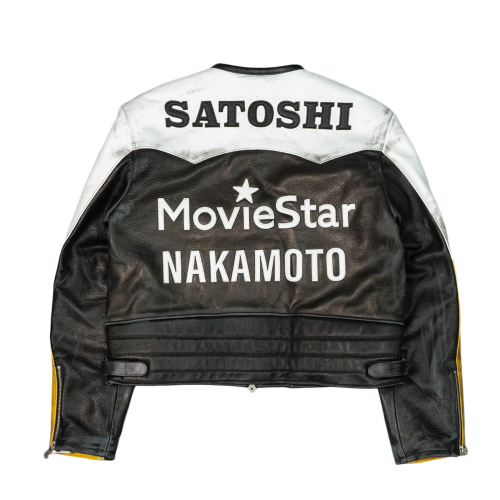 Satoshi Nakamoto 'Movie Star' Leather Jacket