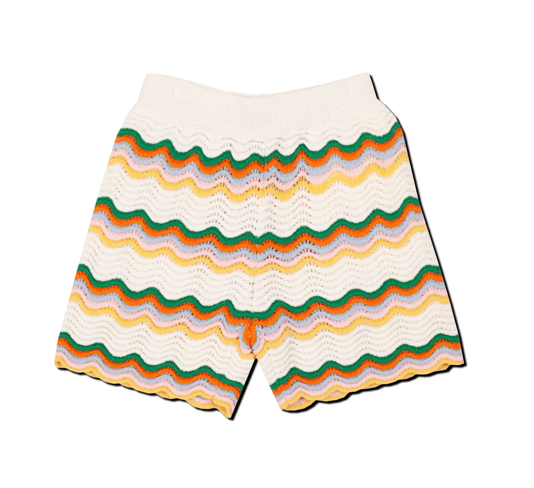 Casblanca 'Multicolor' Wavy Gradient Shorts