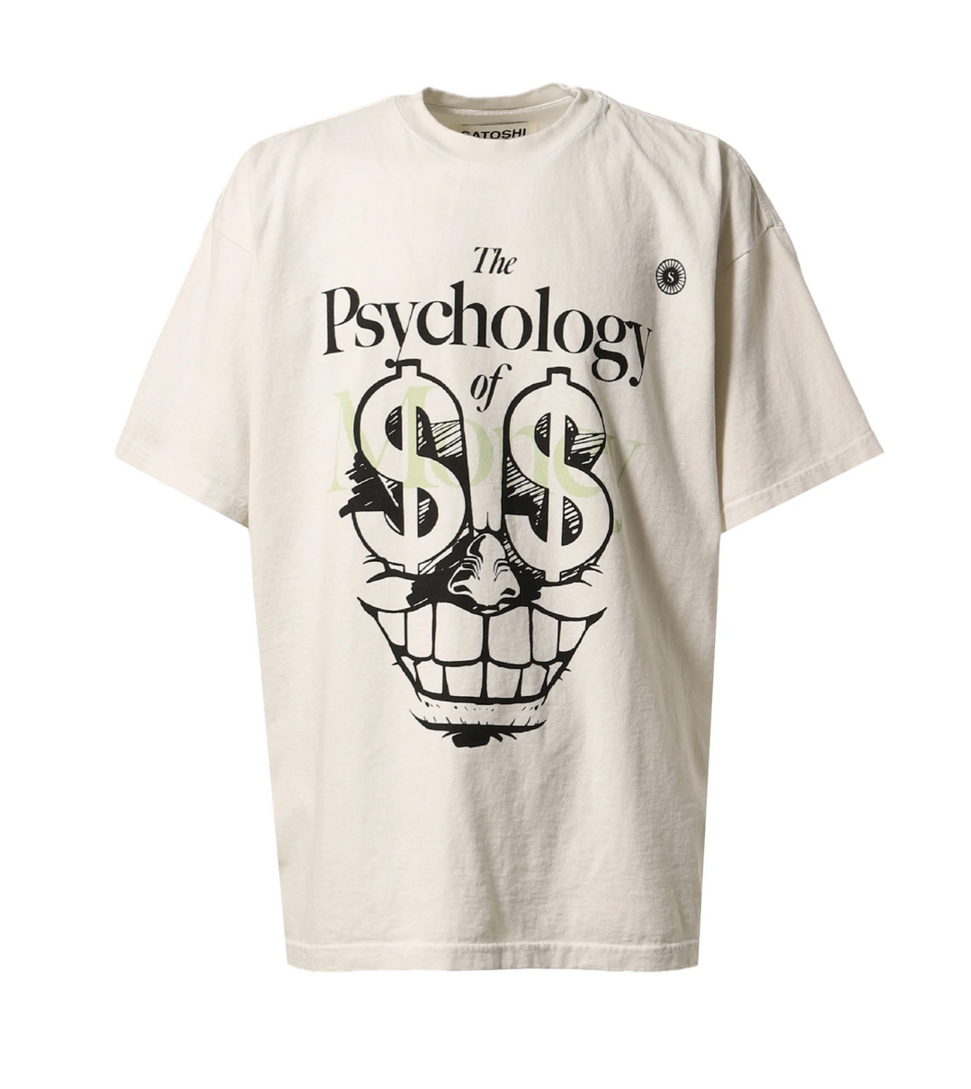 Satoshi Nakamoto 'Money Psychology' White Tee