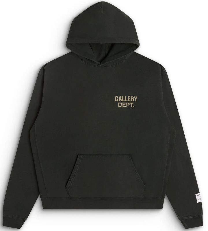 Gallery Dept 'Black' Vintage Logo Hoodie