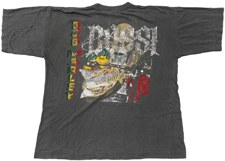 Bossi 'Bob Marley Heart' Rhinestone Vintage Tee