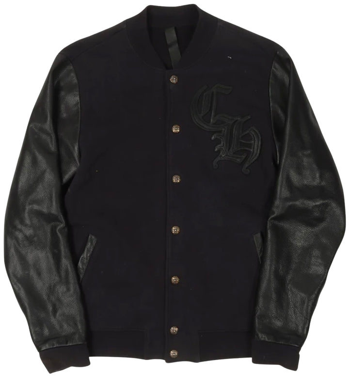 Chrome Hearts 'CH Logo' Black Varsity Jacket