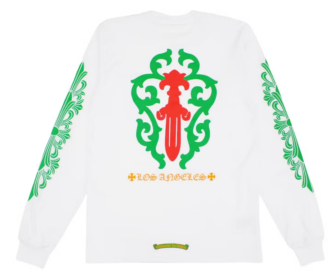 Chrome Hearts 'Christmas Dagger' Long Sleeve Pocket Tee