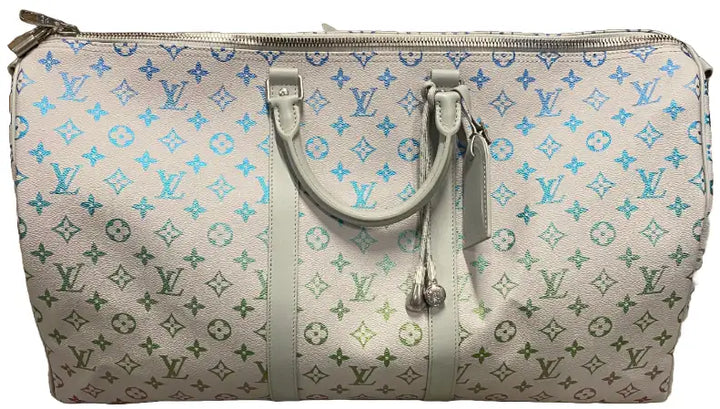 Louis Vuitton 'Monogram' Grey Keepall Bandouliere 50