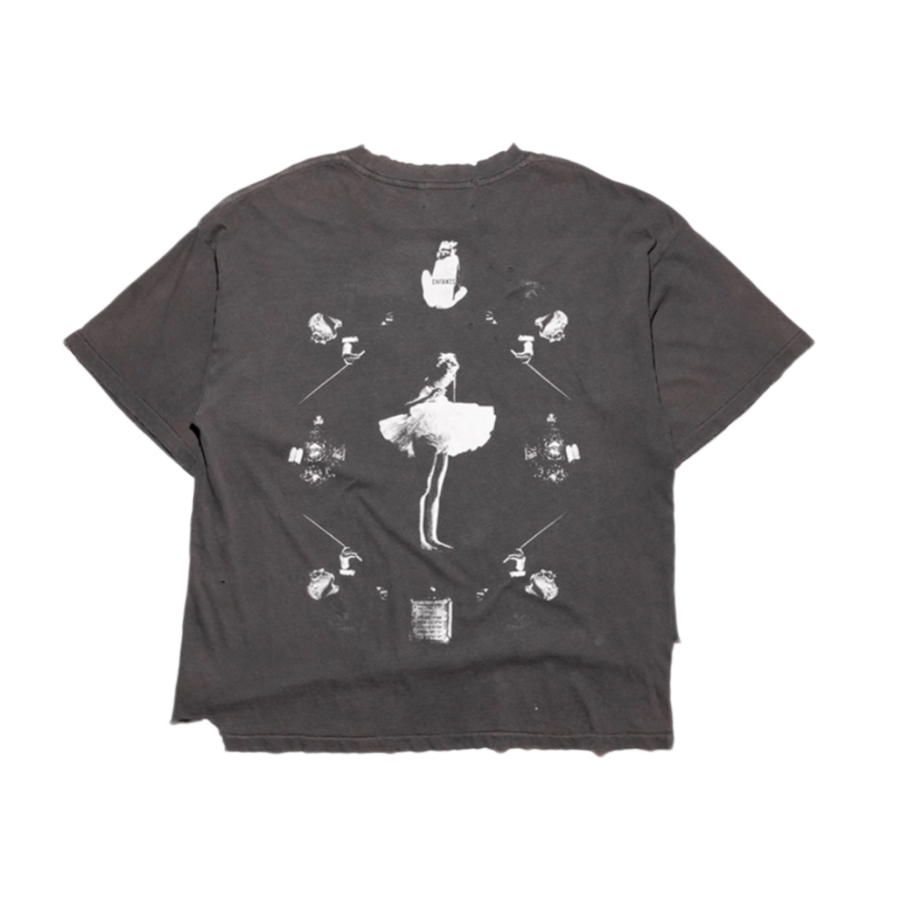 Enfants RIches Déprimés 'Bed of Nails' Washed Black Tee