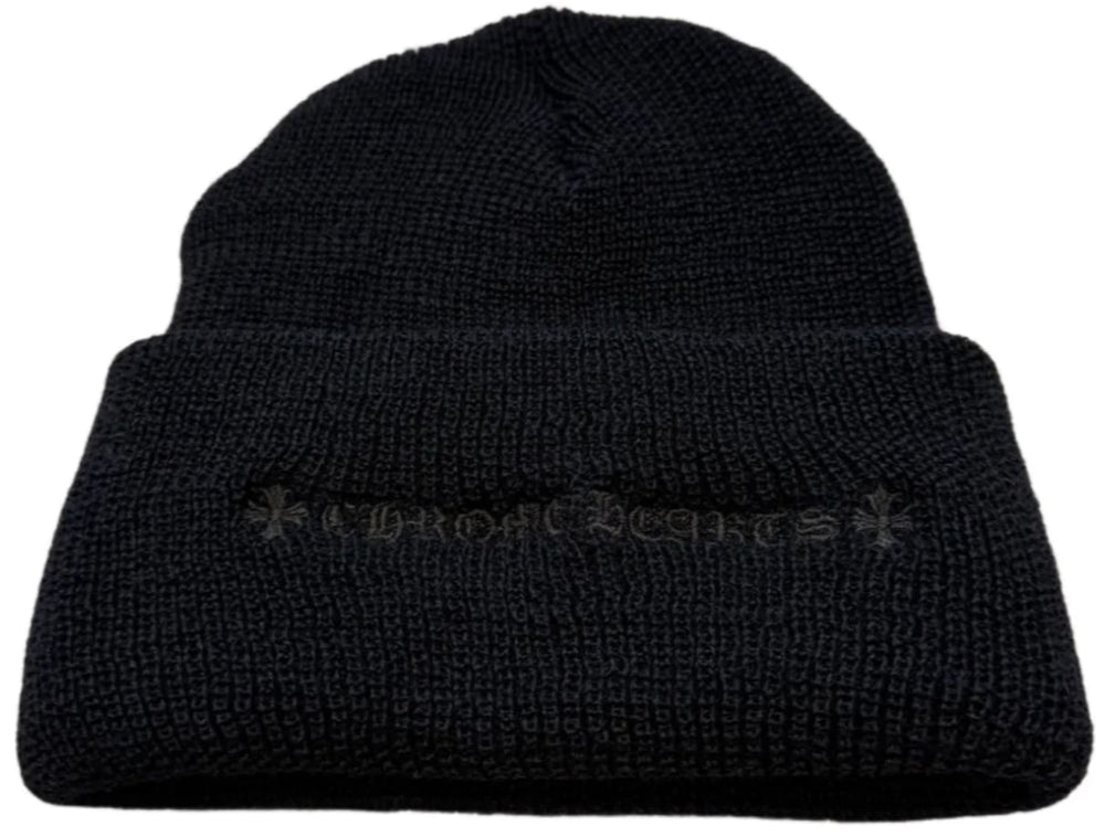 Chrome Hearts 'Plus Cross' Black Beanie