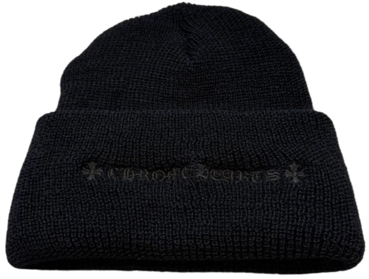 Chrome Hearts 'Plus Cross' Black Beanie