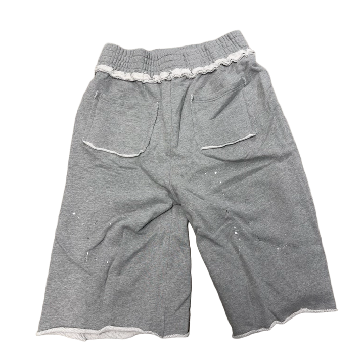 Saint Vanity 'Raiders' Distressed Long Sweat Shorts