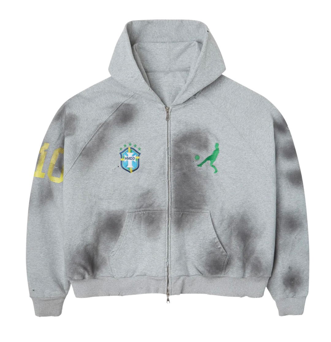 HAPPY MEMORIES DON'T DIE HMDD 'Grey Brazil' Hoodie