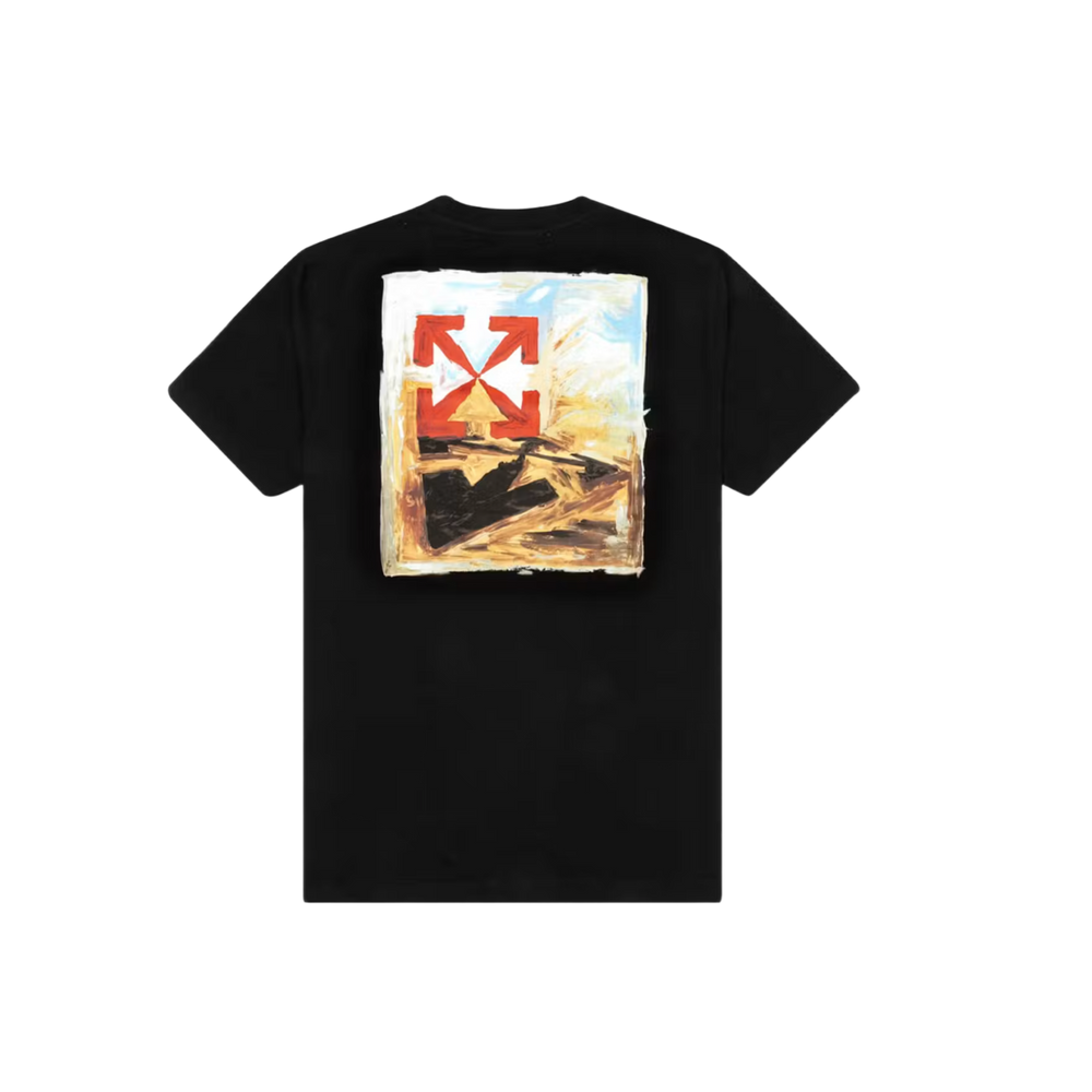Off White 'Black' Arrows On Canvas Tee