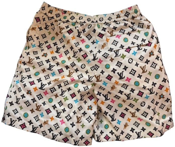 Louis Vuitton by Tyler, the Creator 'Monogram' Printed Silk Shorts