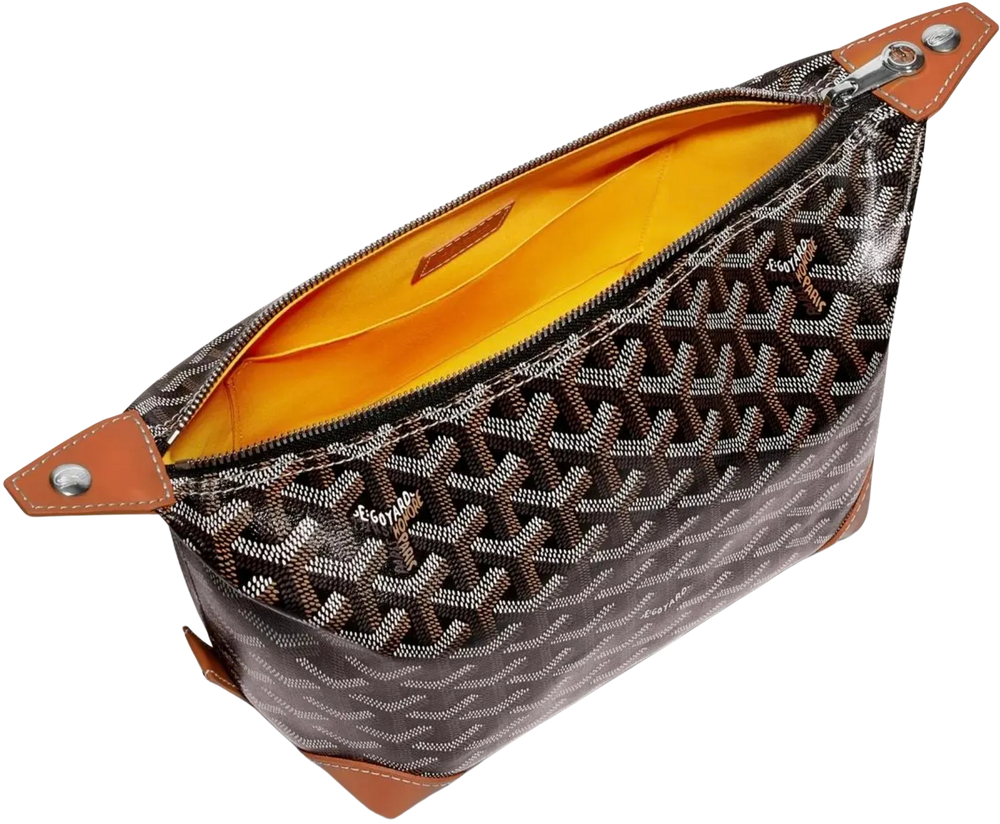 Goyard Black/Tan 'Bowling 25' Toiletry Bag