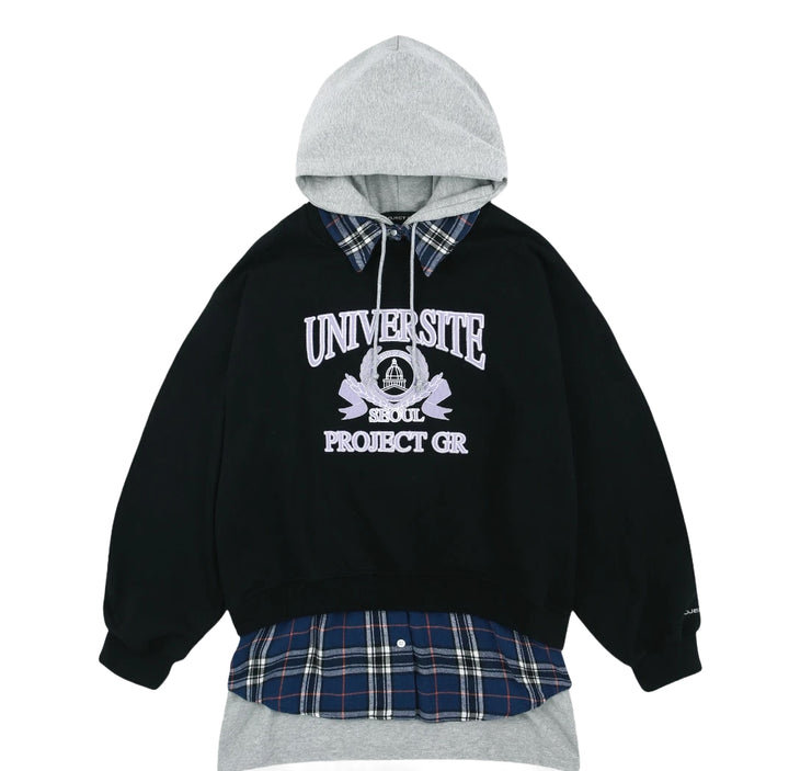 Project G/R 'Universite Seoul' 3-Layered Sweatshirt