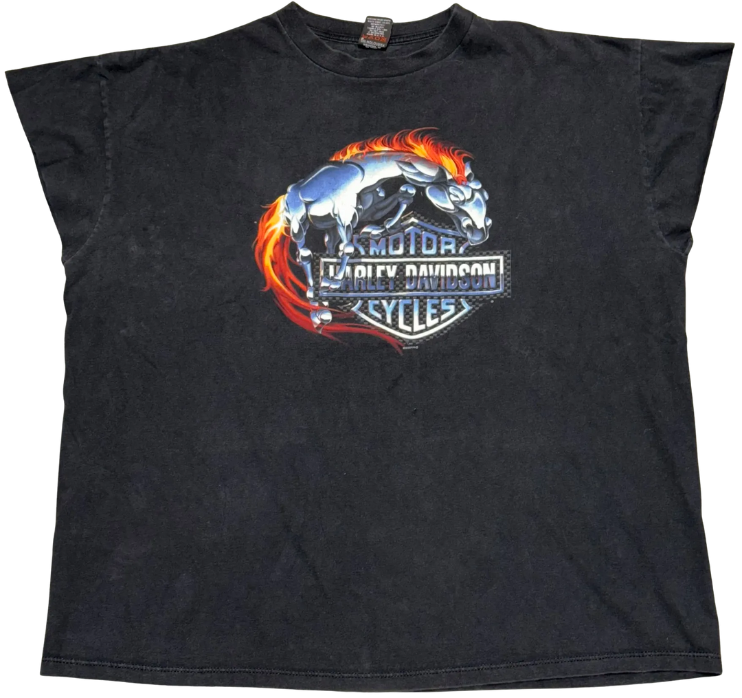 Harley Davidson 'Santa Cruz' Vintage Cutoff Tee