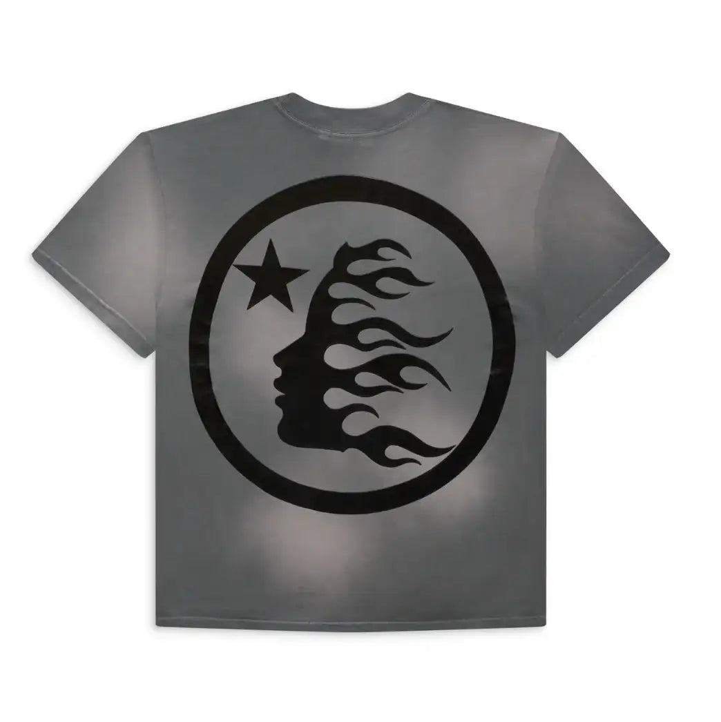 Hellstar Sports 'Core Logo Gel' Grey T-Shirt