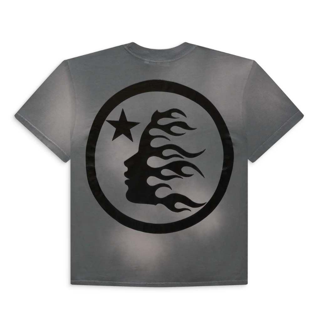 Hellstar Sports 'Core Logo Gel' Grey T-Shirt