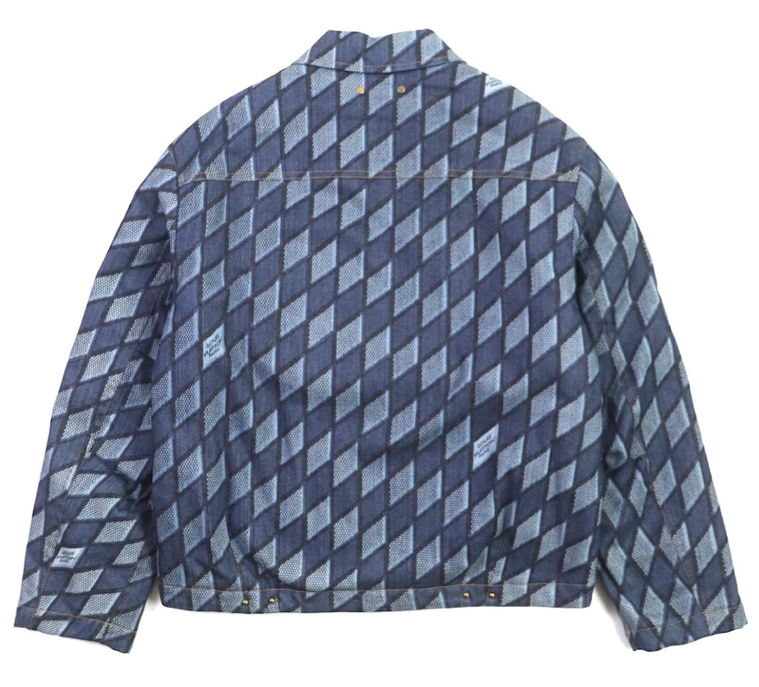 Louis Vuitton 'Diamond Damier Motif' Denim Jacket