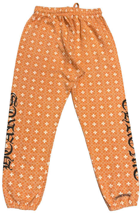 Chrome Hearts Miami 'Horseshoe' Sweatpants Motif Orange
