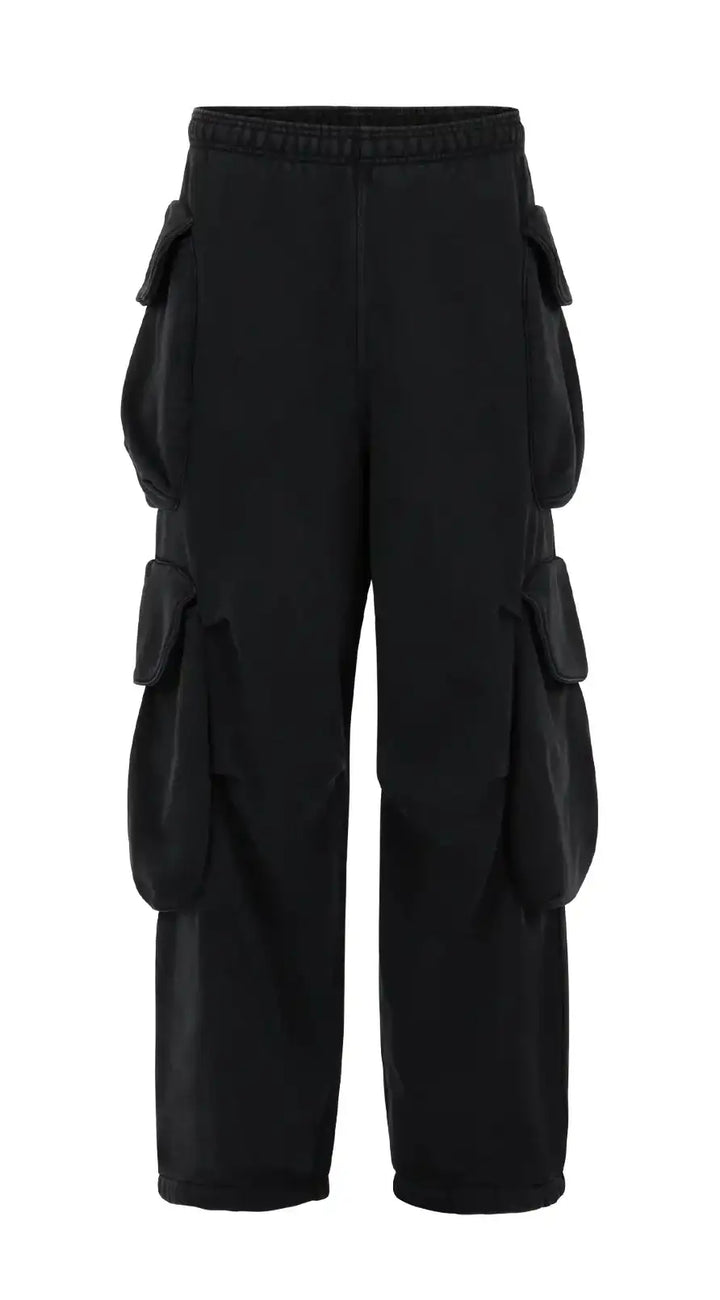 Entire Studios 'Gocar' Black Cargo Sweats