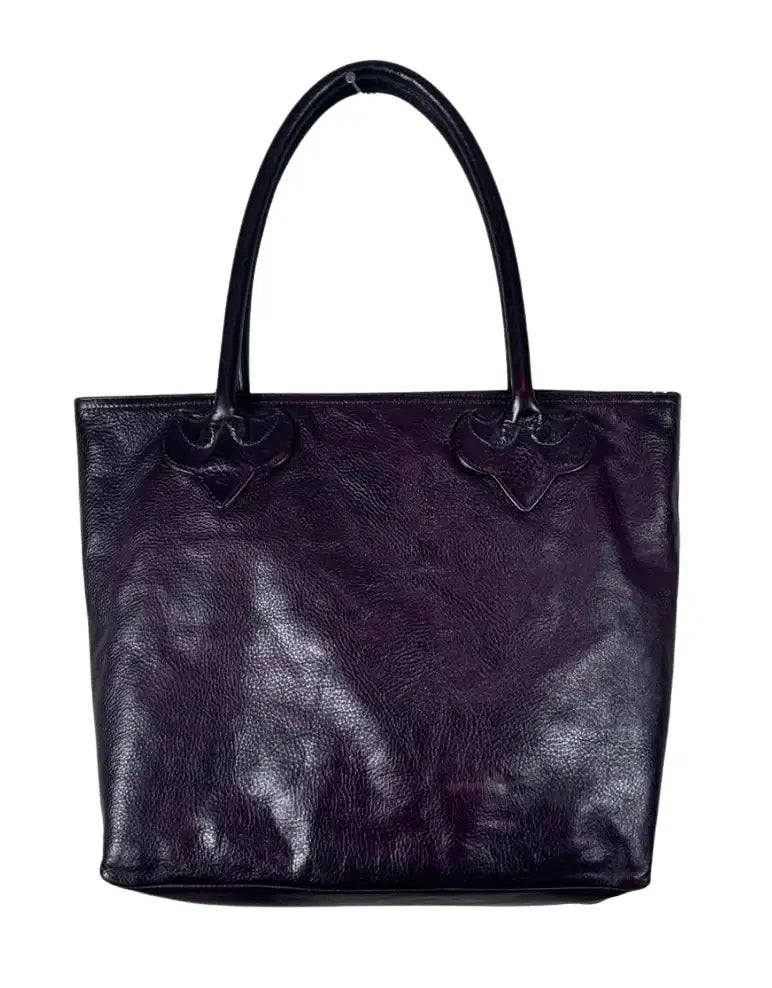 Chrome Hearts Dark Wine Leather Purse