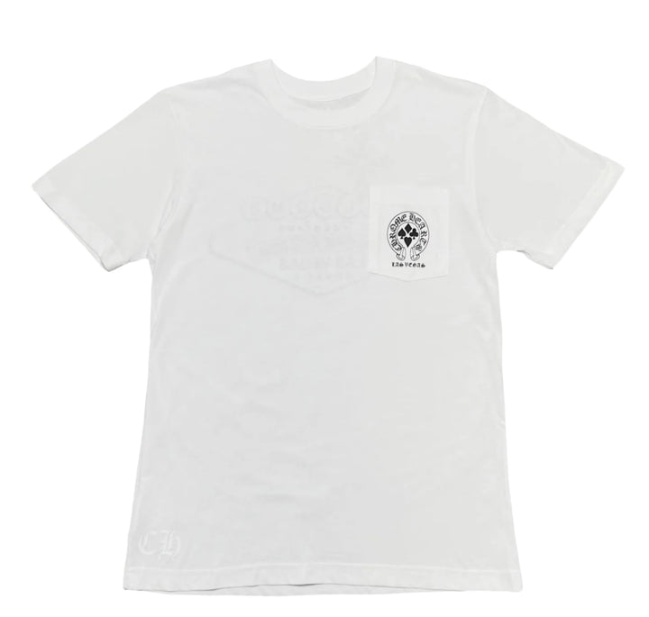Chrome Hearts 'Las Vegas White Out' Pocket Tee