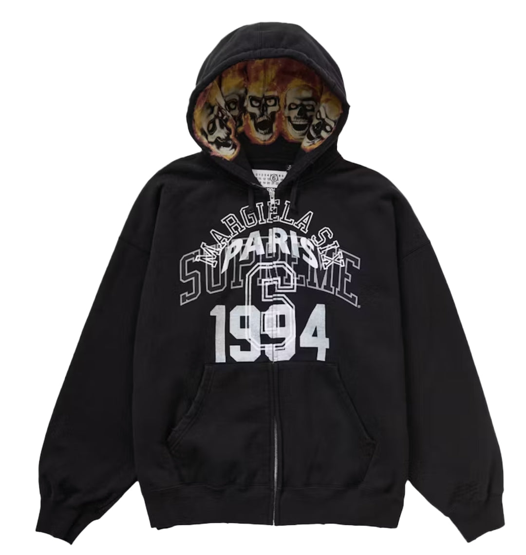 Supreme x Maison Margeila 'Black MM6' Zip Up
