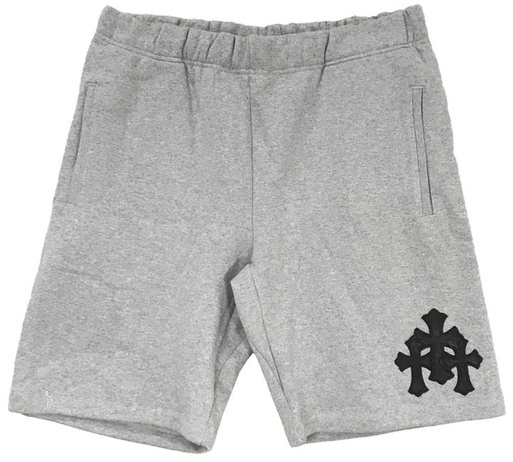 Chrome Hearts 'Paper Jam' Grey Sweat Shorts