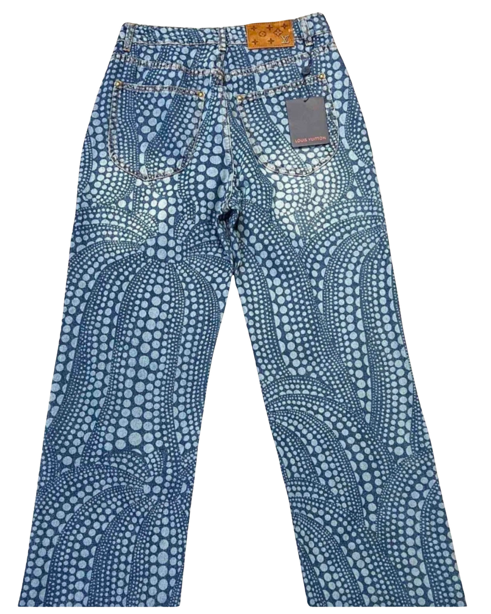 Louis Vuitton x Yayoi Kusama 'All Over Pumpkin' Denim Jeans