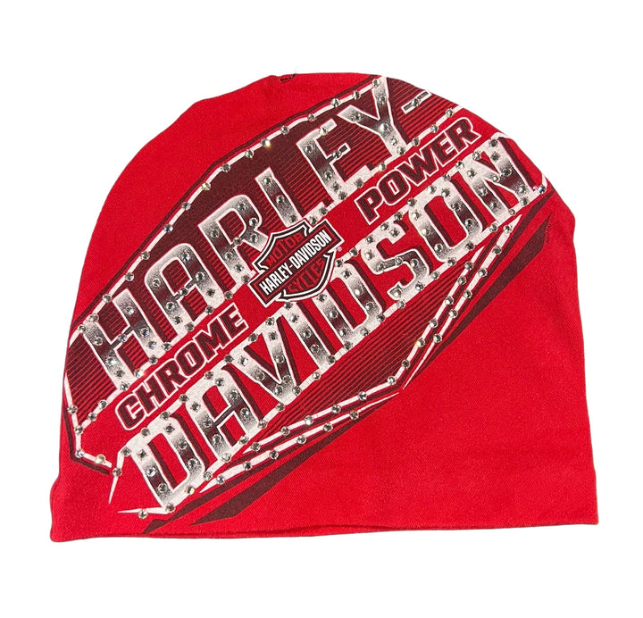 Bossi 'Chrome Power' Rhinestone Vintage Beanie