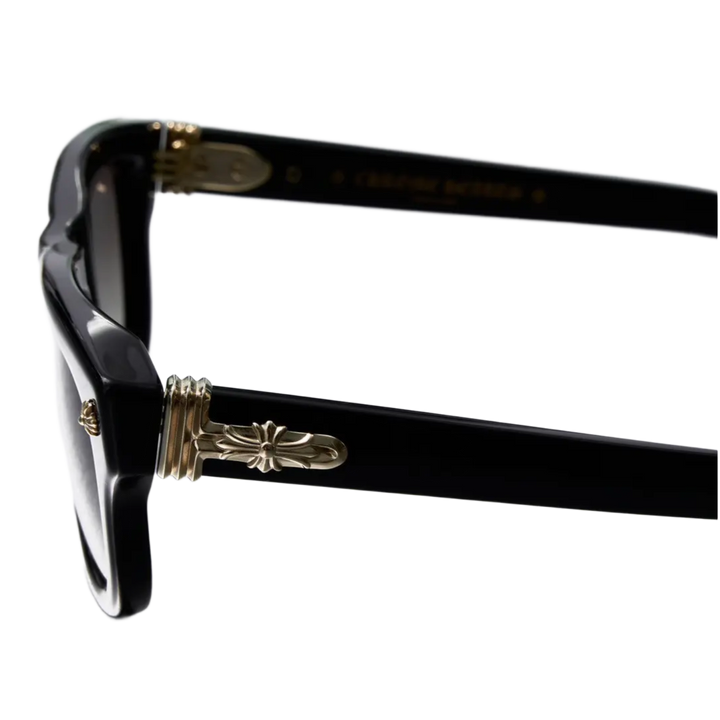 Chrome Hearts 'Trititsagain' Black 18k Gold Sunglasses