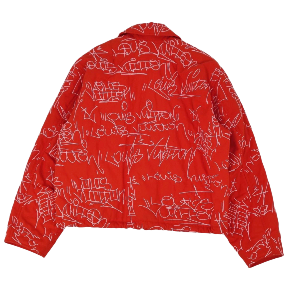 Louis Vuitton 'Orange Embroidered' Denim Jacket