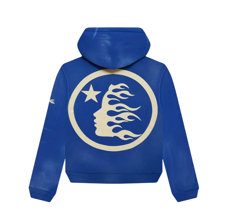 Hellstar 'No Guts No Glory' Blue Hoodie