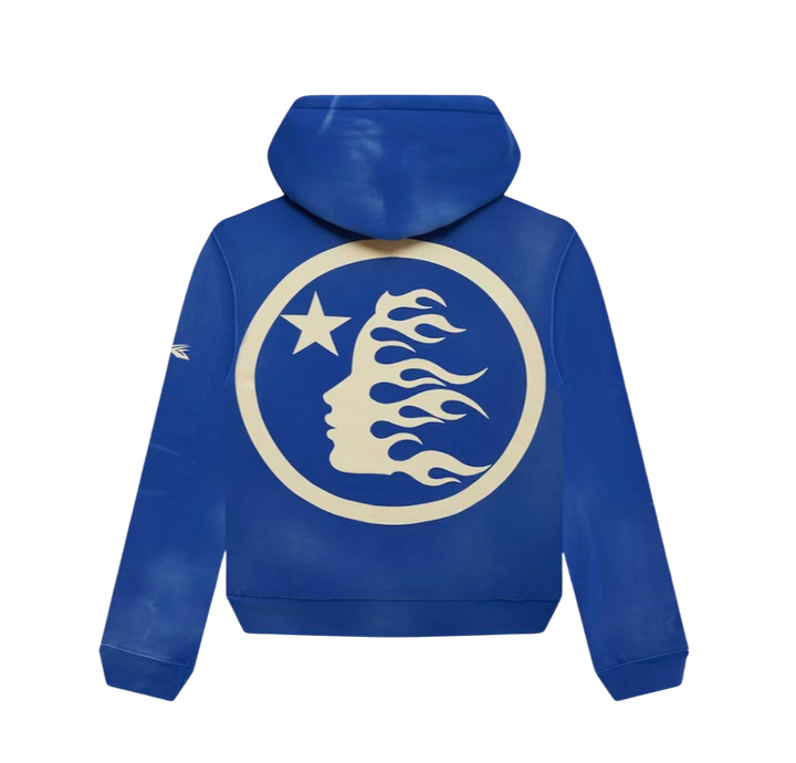 Hellstar 'No Guts No Glory' Blue Hoodie