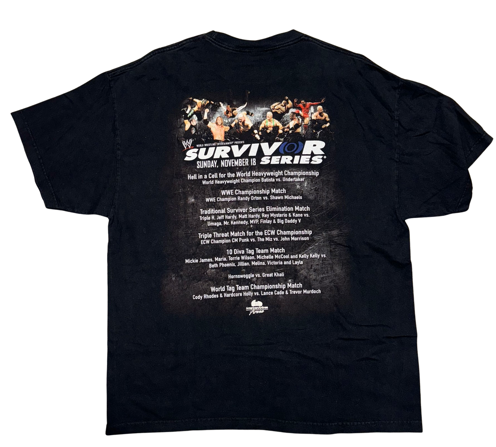 WWE 'Survivor Series' Black Vintage Tee