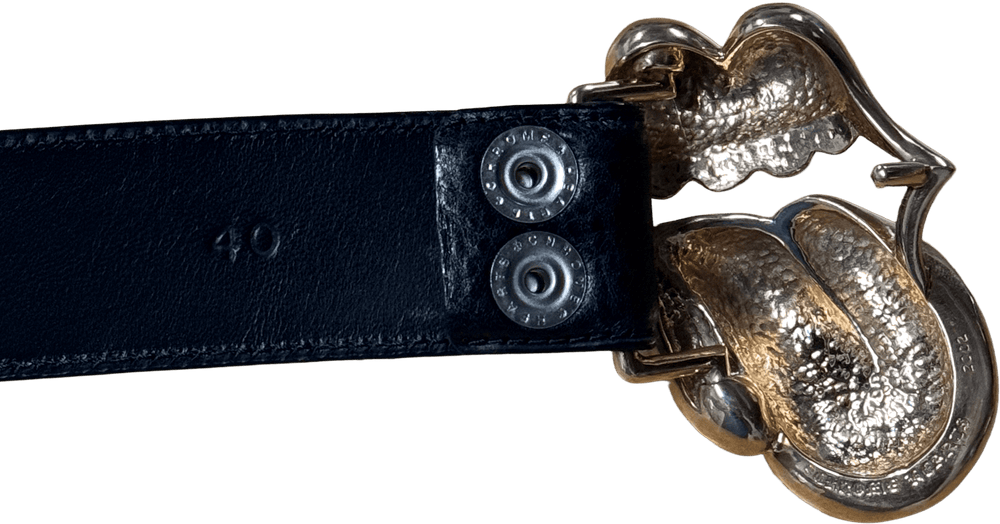 Chrome Hearts 'Bronze' Rolling Stones Lip Belt