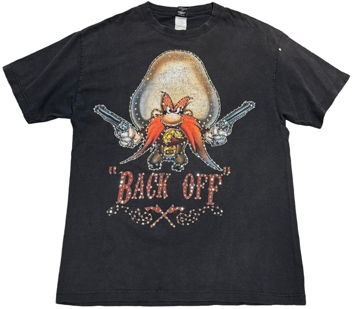 Yosemite Sam 'Back Off' Rhinestone Vintage Tee