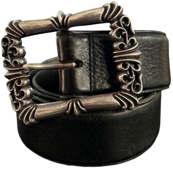 Chrome Hearts 'OTJ Filigree' Leather Belt