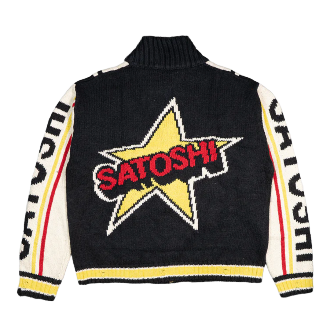 Satoshi Nakamoto 'Memory' Varsity Cardigan
