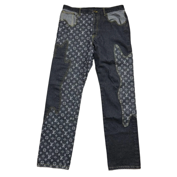 Louis Vuitton x Nigo Monogram Crazy Denim Jeans