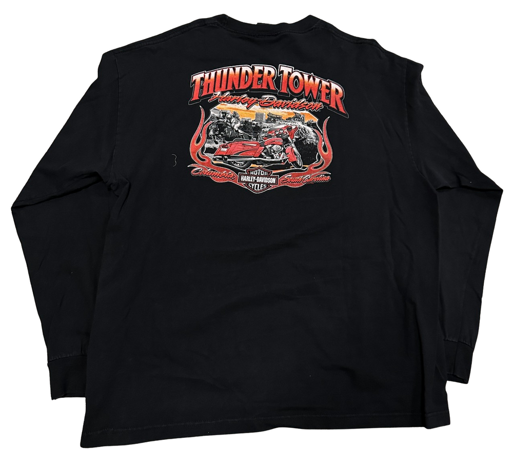 Harley Davidson 'Thunder Tower' Flame Longsleeve