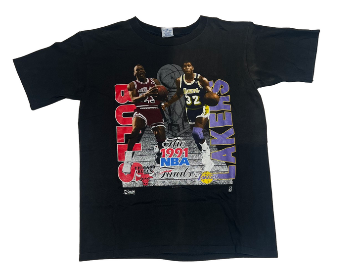 Bulls v. Lakers 1996 NBA Finals Matchup Vintage Tee