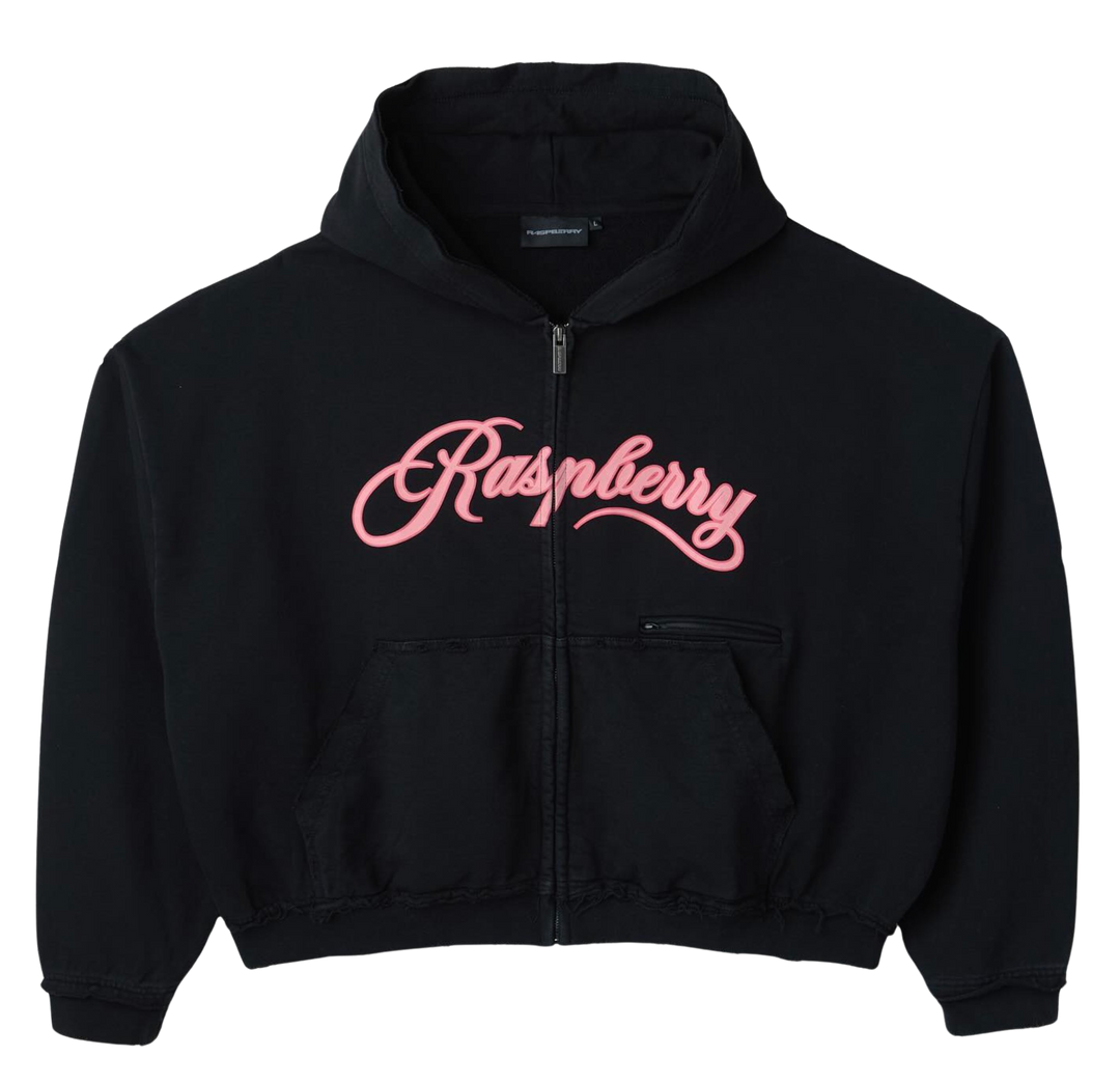 Gold+Vintage Gallery Raspberry Hills 'Mine' Zip Up Hoodie