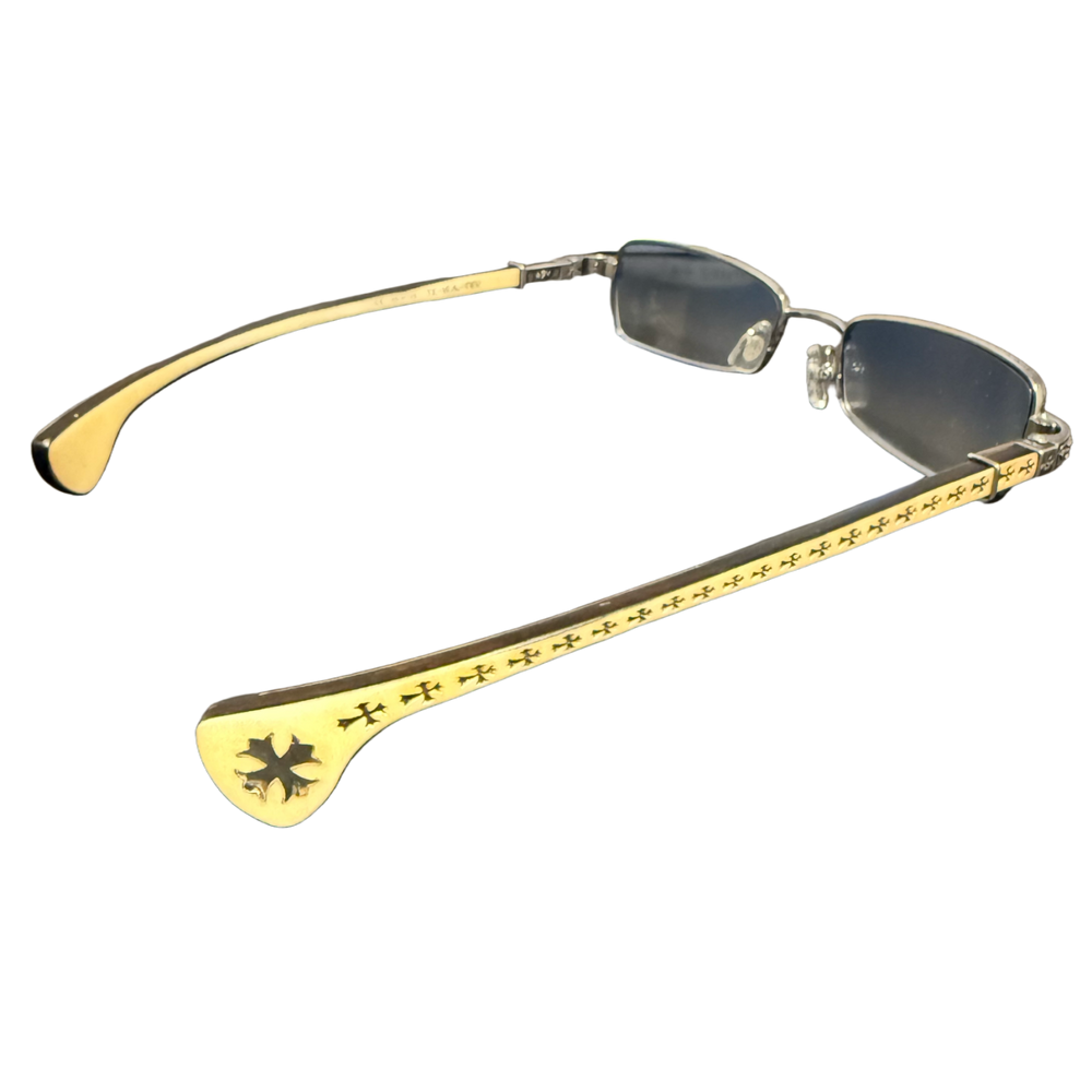 Chrome Hearts 'TE-W.A.-TEV' Wood Glasses