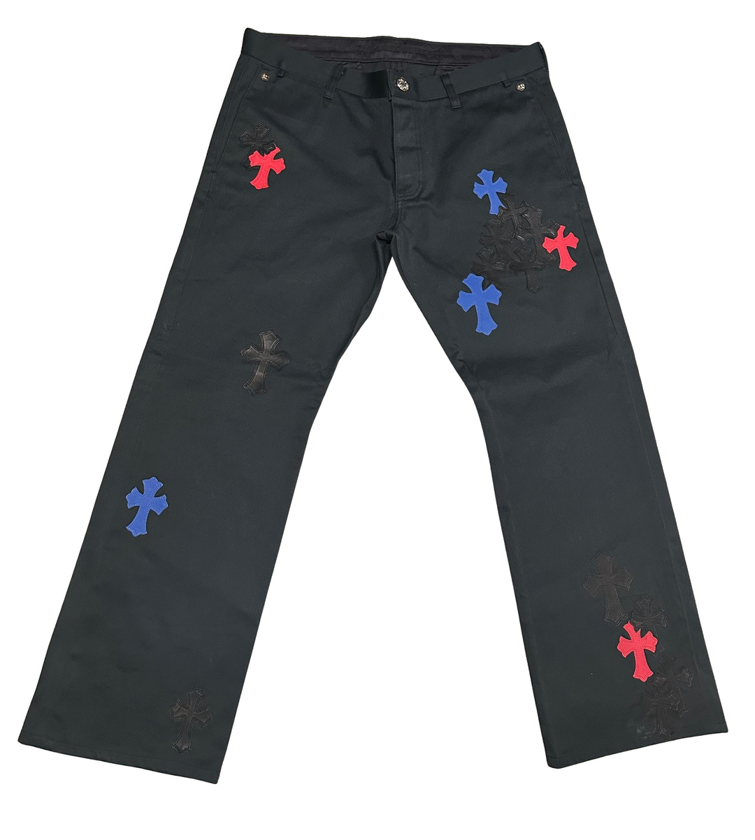 Chrome Hearts '35 Patch' Black Chino Pants