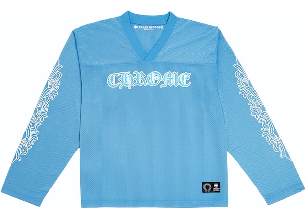 ウェア CHROME HEARTS MESH WARM UP JERSEY TEE Sports Mesh Short Sleeve Warm Up Jersey “Green/Yellow”