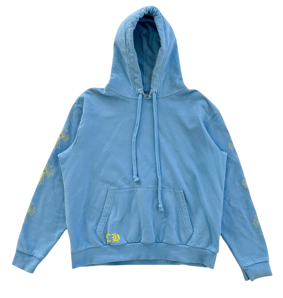 Chrome Hearts x Drake 'Girls Love Chrome' Baby Blue Hoodie